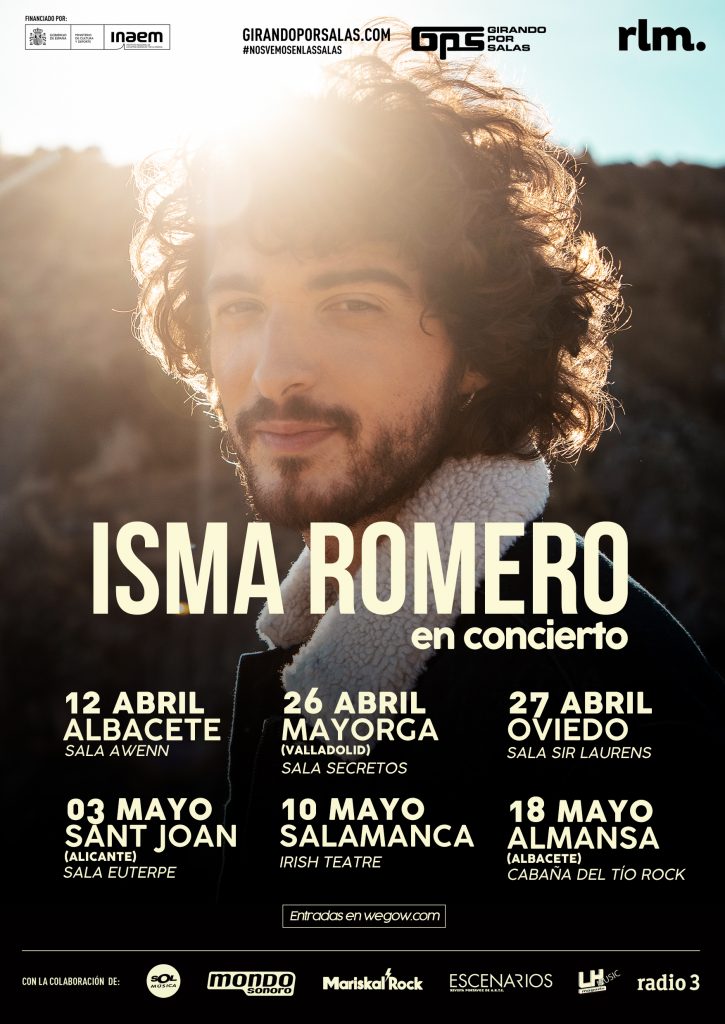 Cartel de gira Isma Romero